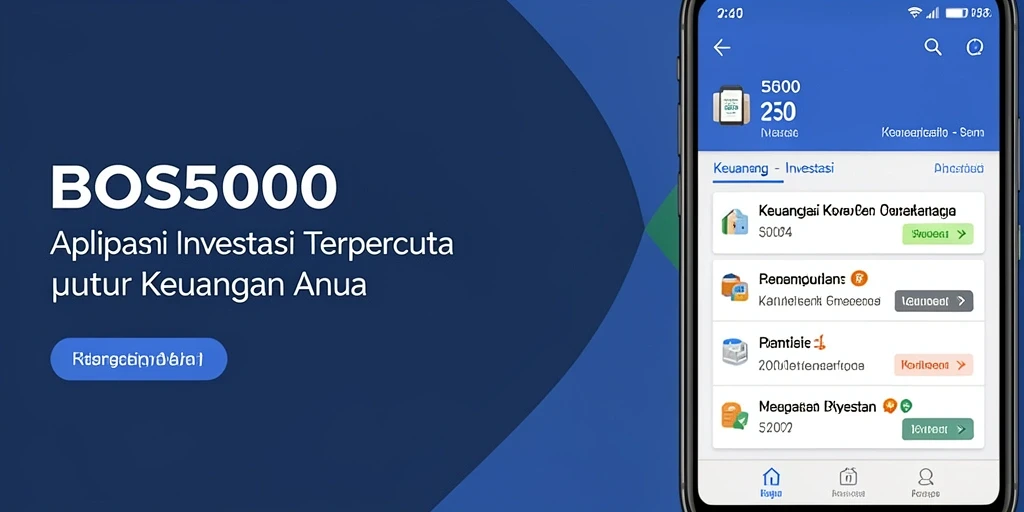 Tampilan antarmuka aplikasi BOS5000 yang modern dan intuitif.