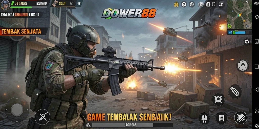 Tampilan antarmuka DOWER88 yang mengesankan dan fungsional.