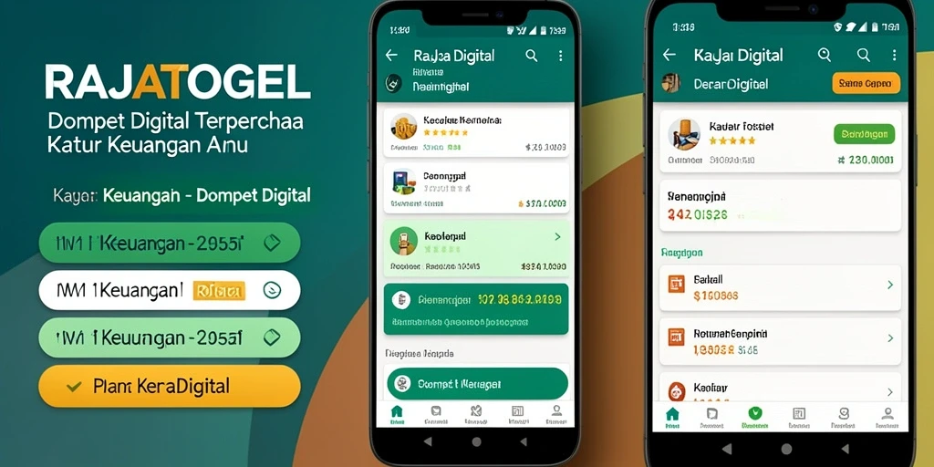 Antarmuka pengguna yang intuitif dan menarik dari RAJATOGEL.