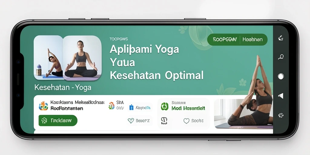 Antarmuka aplikasi TOOPGWS yang memudahkan pengguna untuk berlatih Yoga.