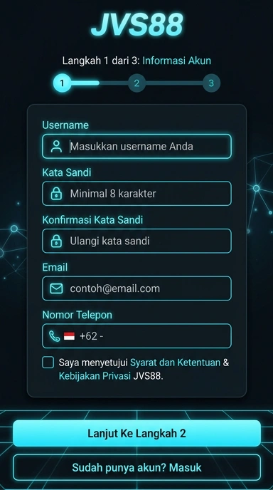 Buat Akun Baru jvs88 dengan Mudah dan Cepat